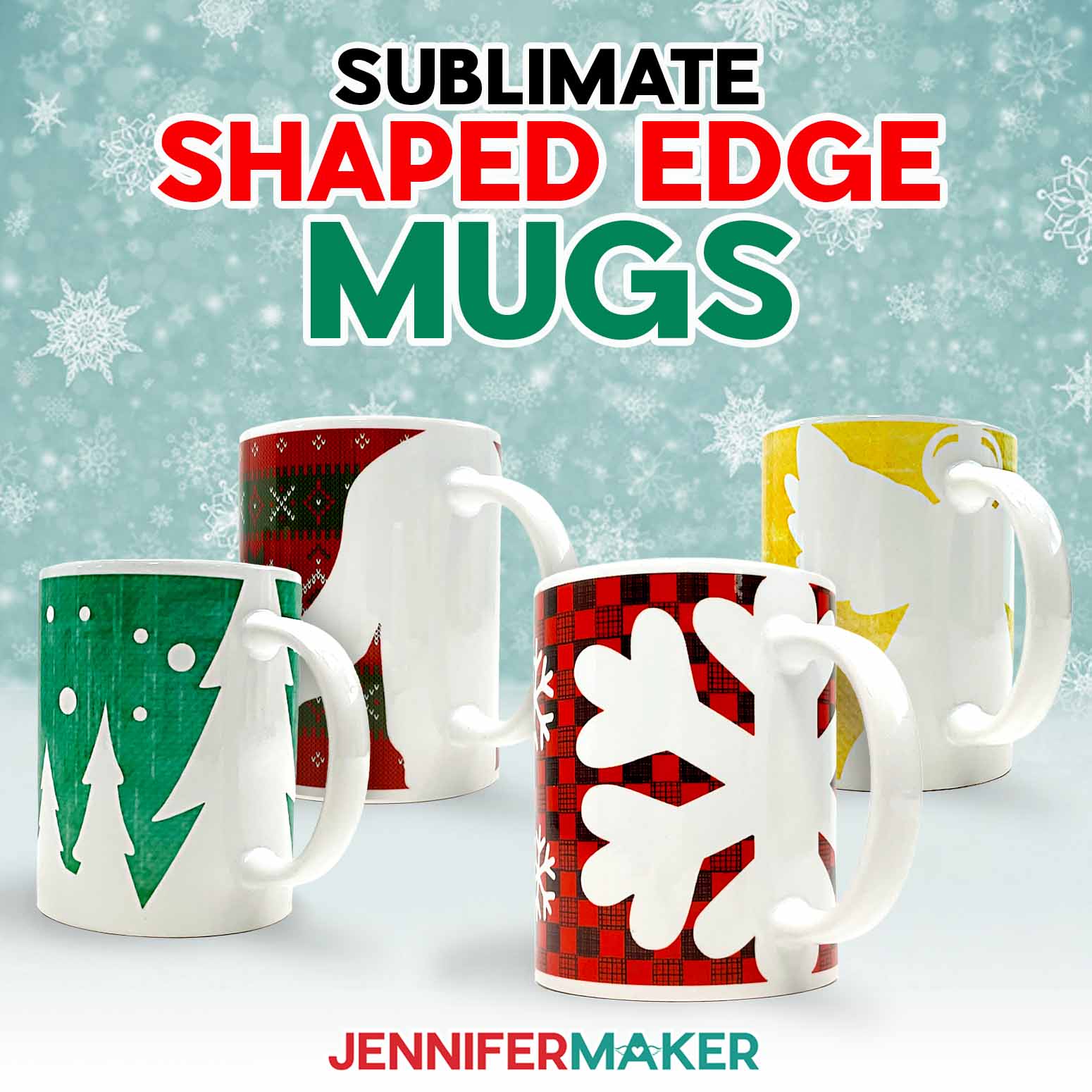 Shaped Edge Mugs