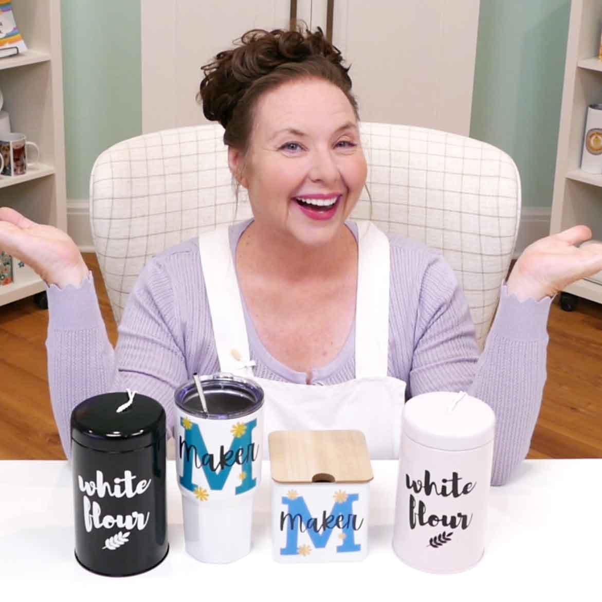 Jennifer with Labels