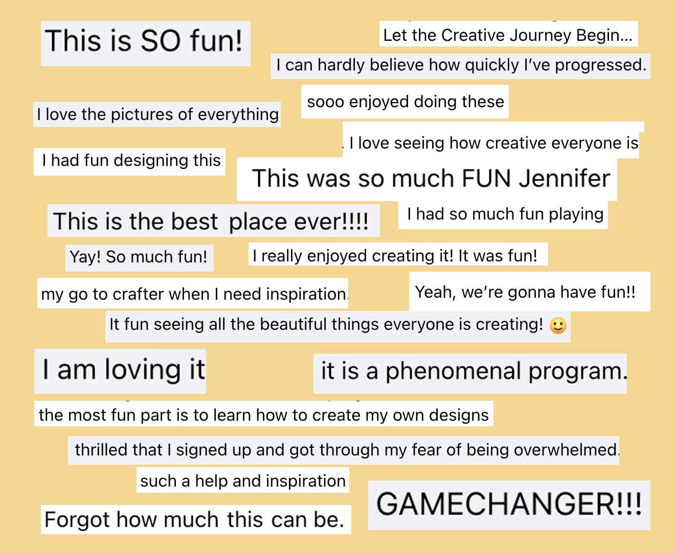 Fun Testimonials