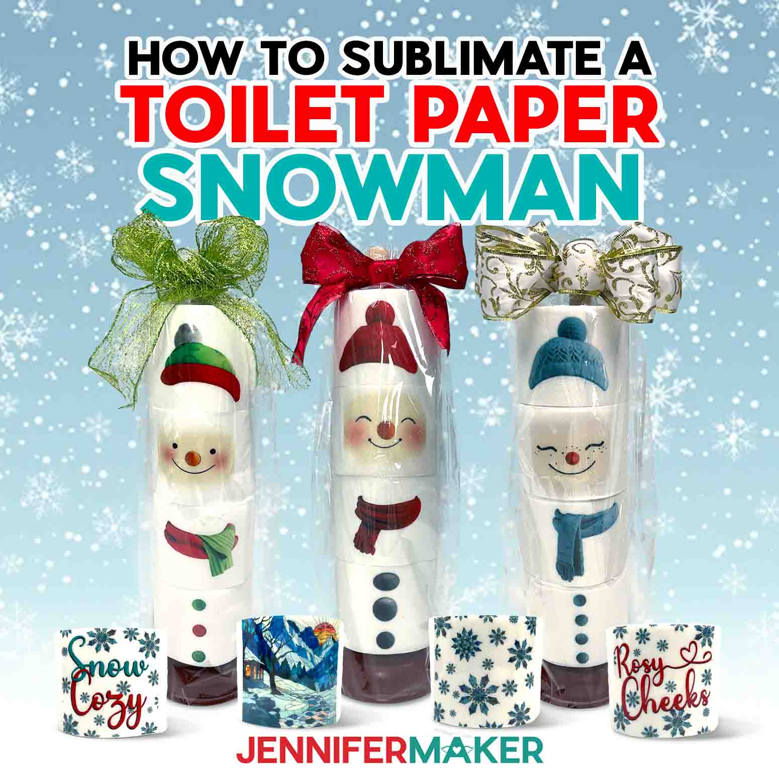 Toilet Paper Snowman