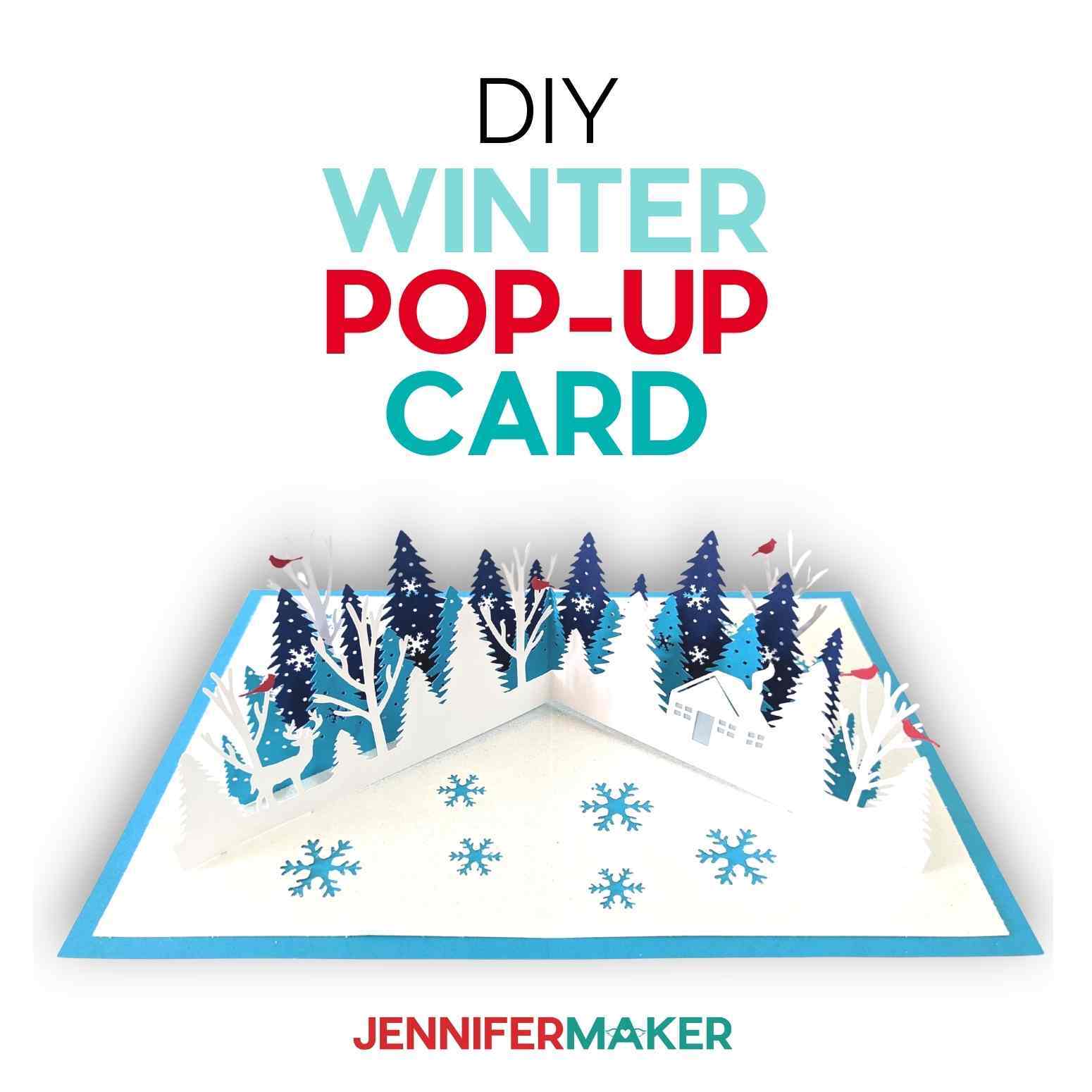 Winter Pop Up Cards