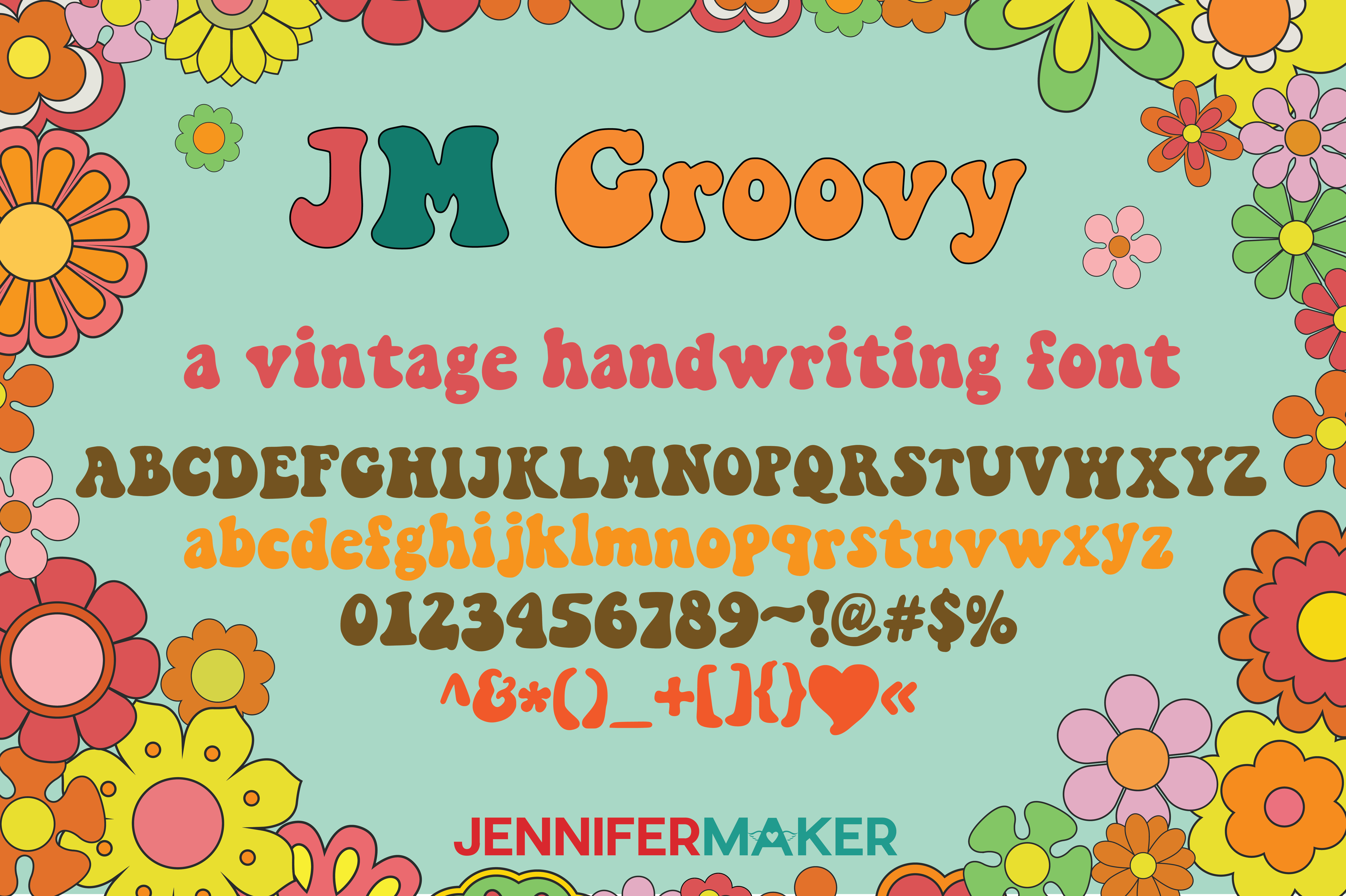 JM Groovy Font