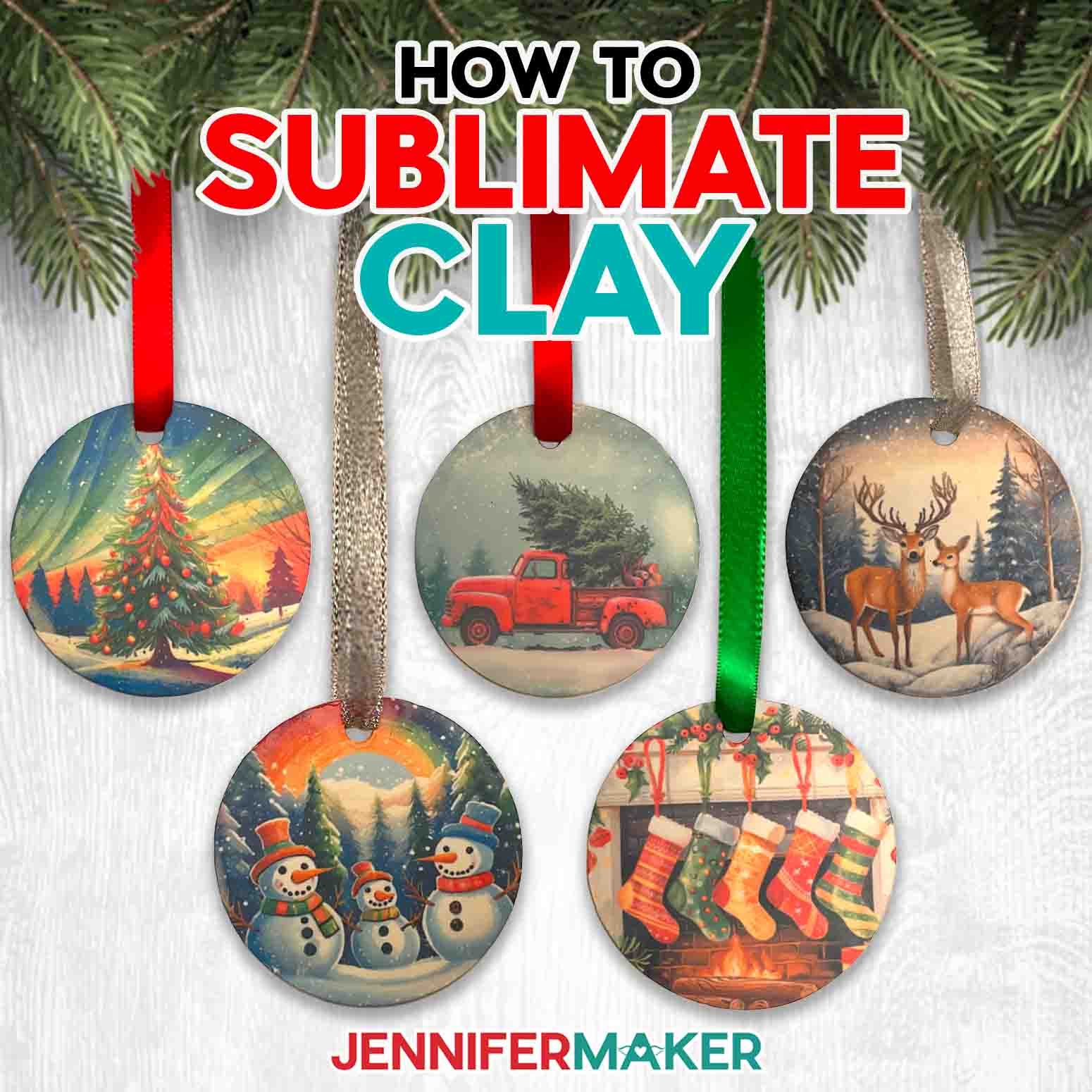 Sublimate on Polymer Clay