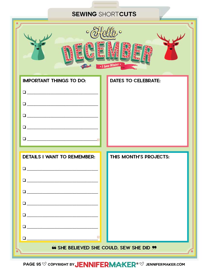 December Page