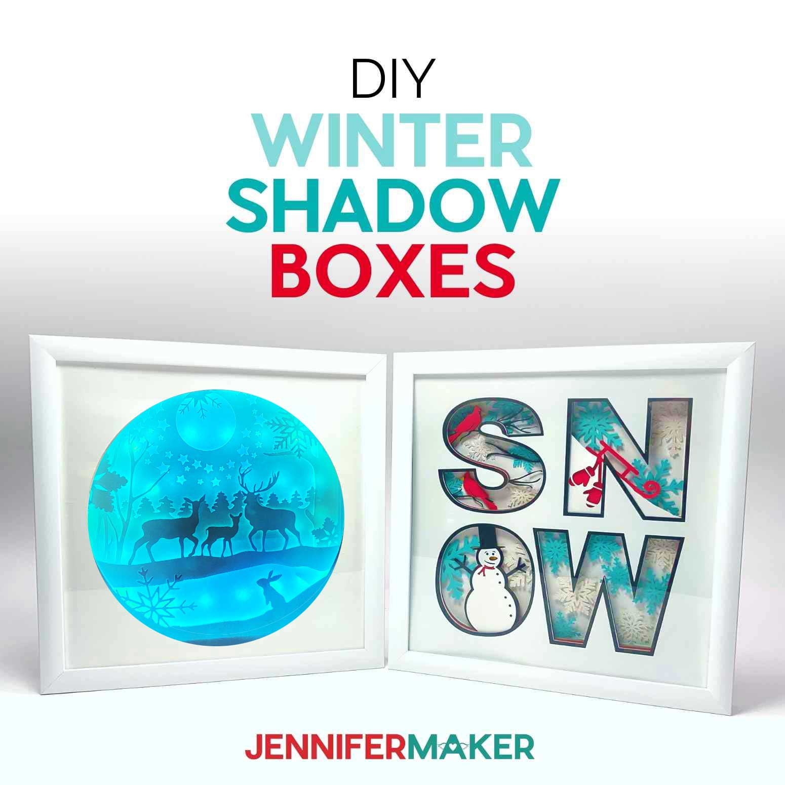 Winter Shadow Boxes