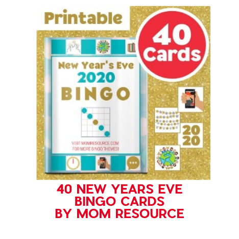 New Year's Eve Bingo Cards