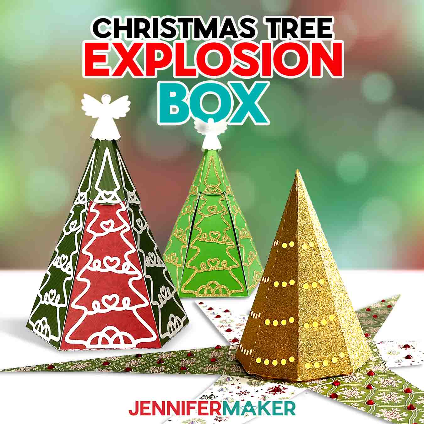 Christmas Tree Explosion Box