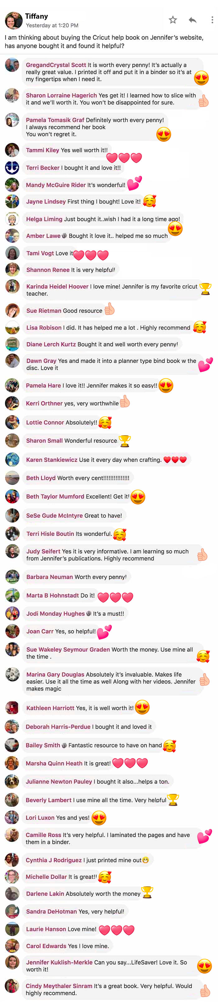 Testimonials From Readers