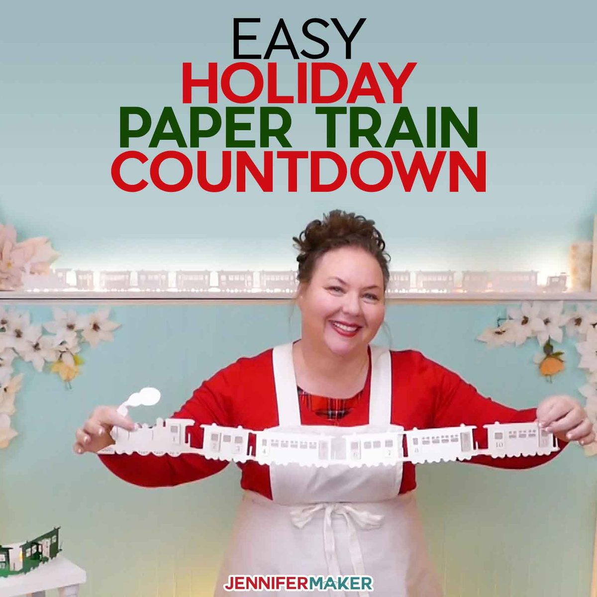 Easy Holiday Paper Train