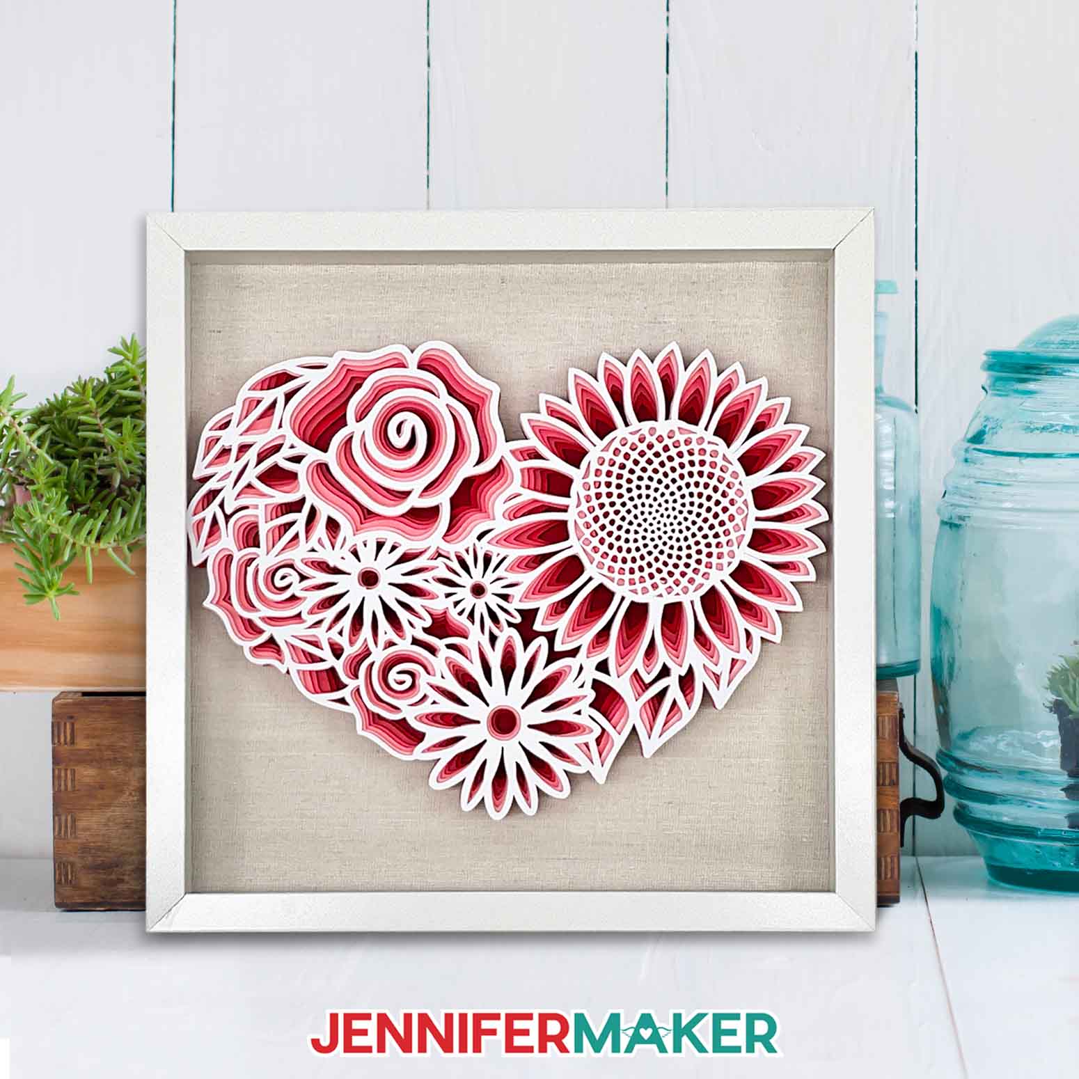 Floral Heart Mandala
