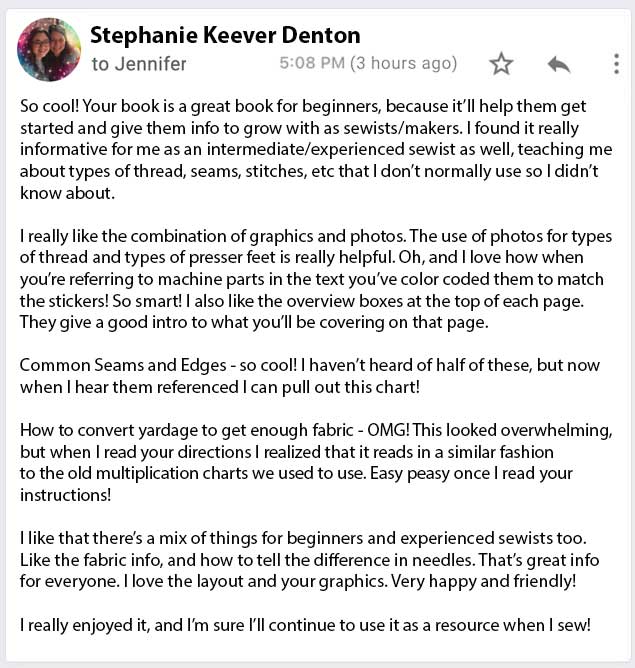 Letter from Stephanie