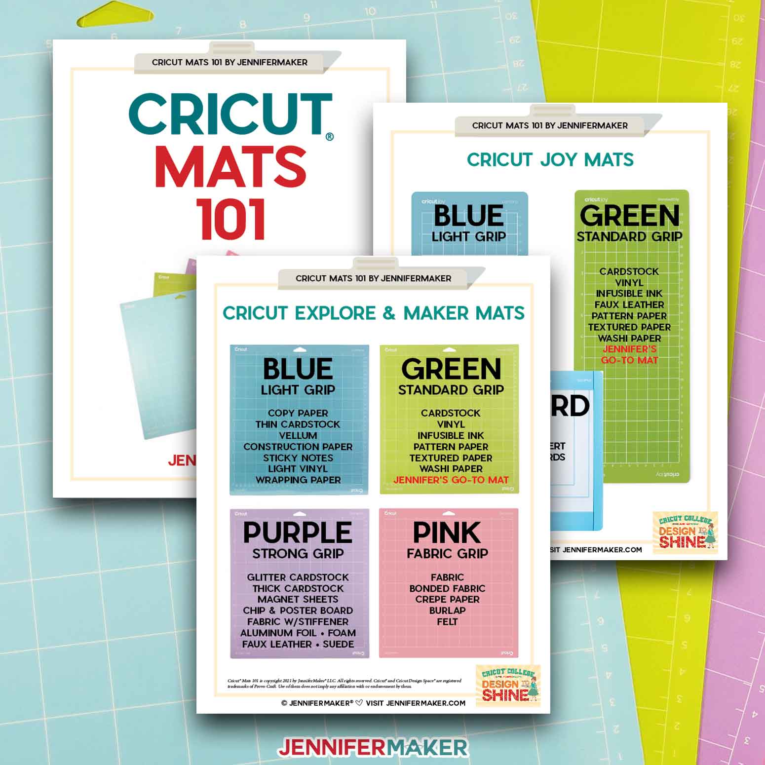 Cricut Mats 101 Cheatsheet