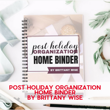 Post Holiday Organization