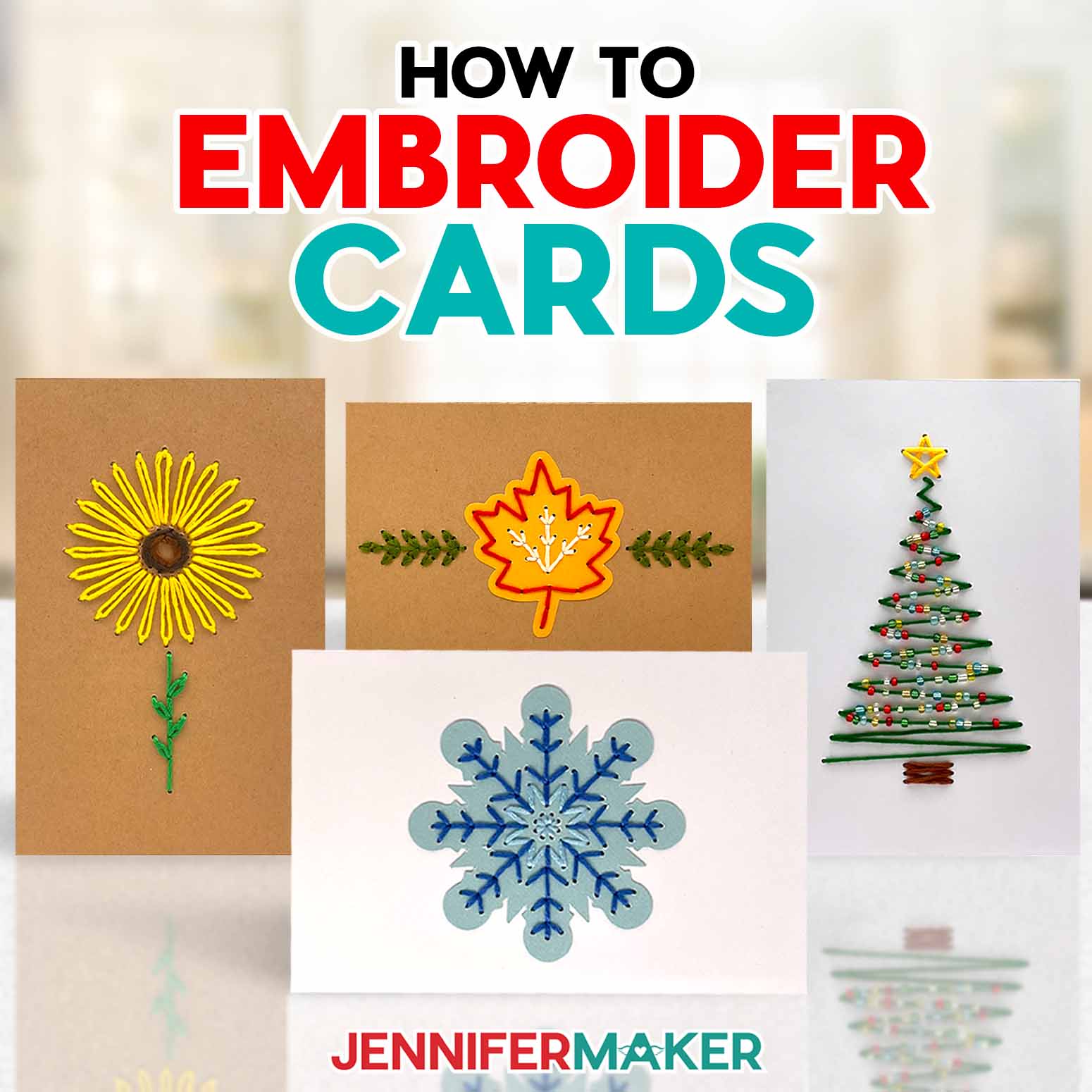 Embroider Cards