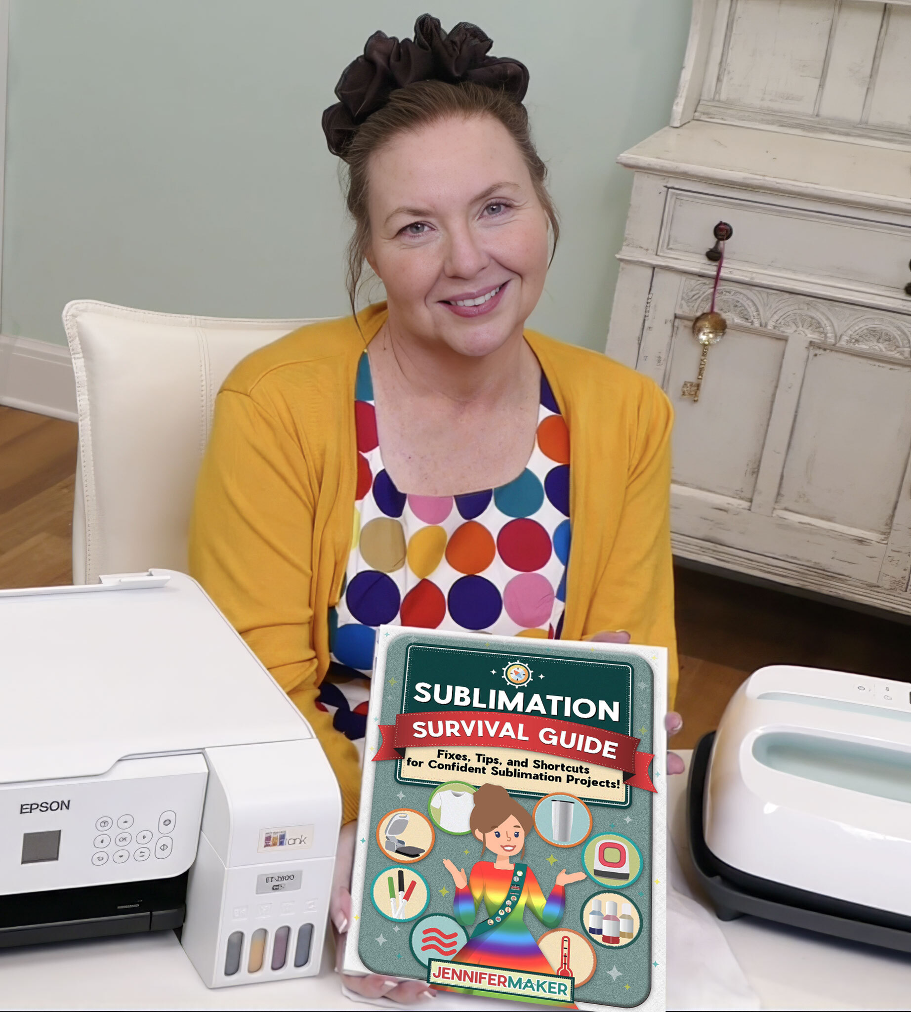 Jennifer with Sublimation Survival Guide