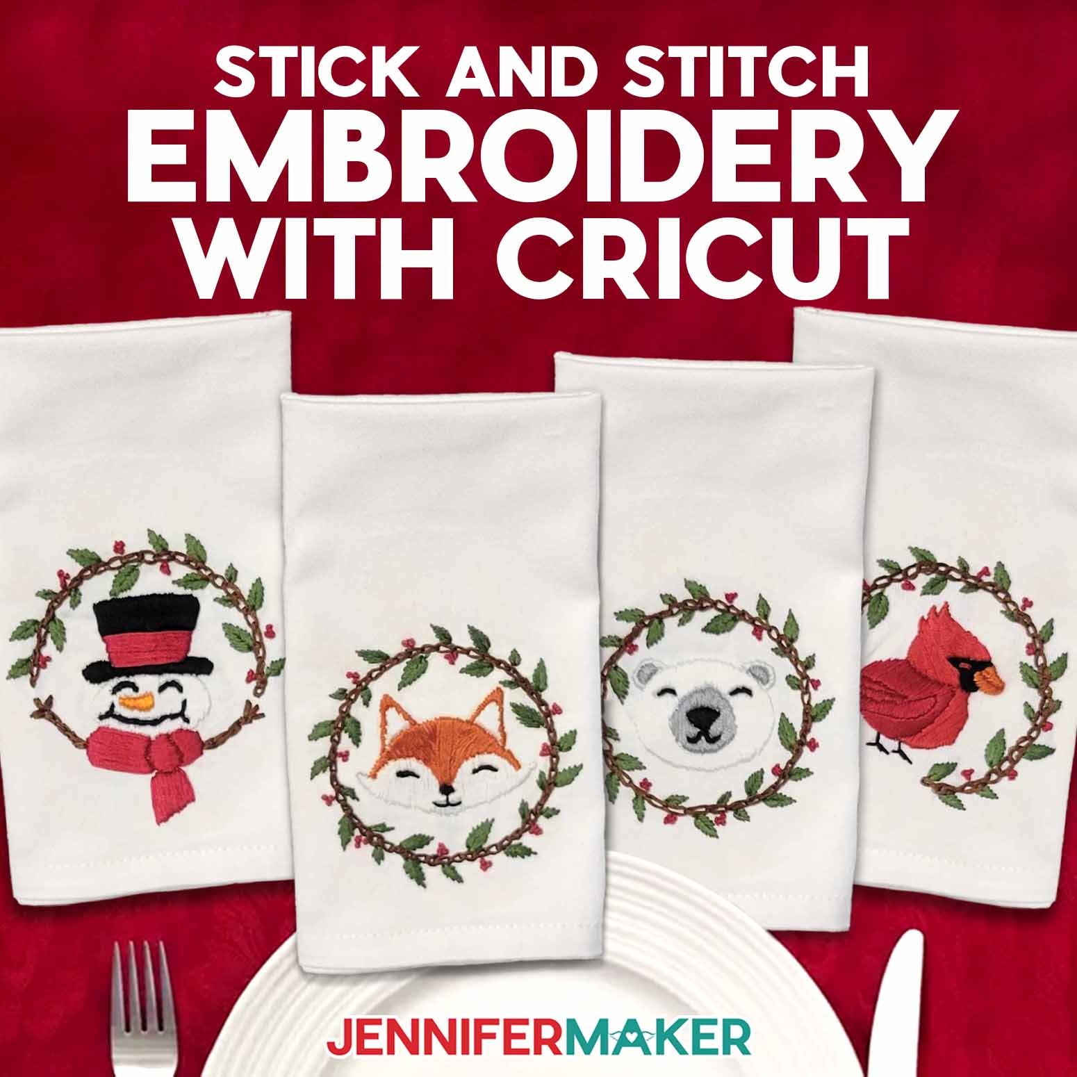 Embroidery with Cricut