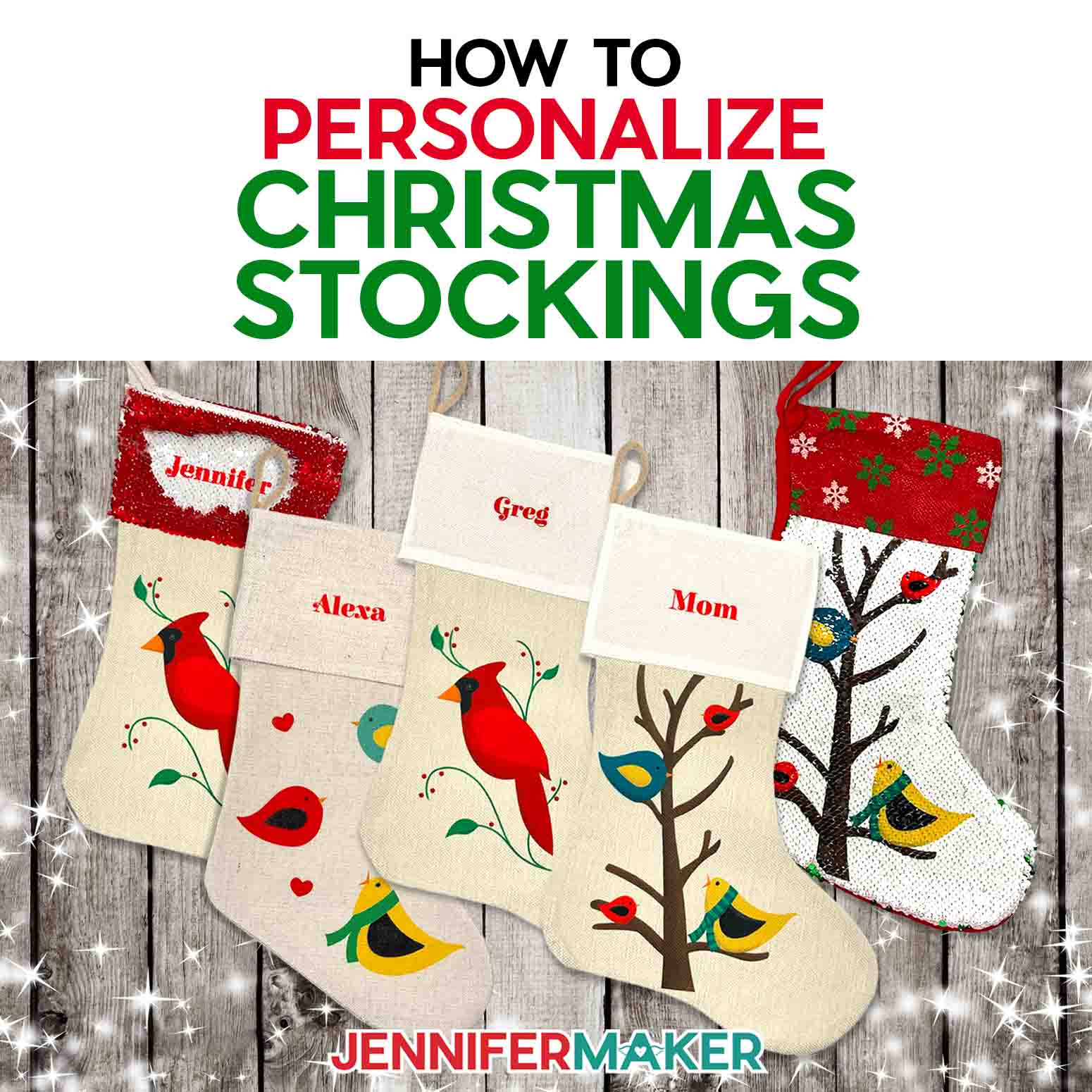 Personalize Christmas Stockings
