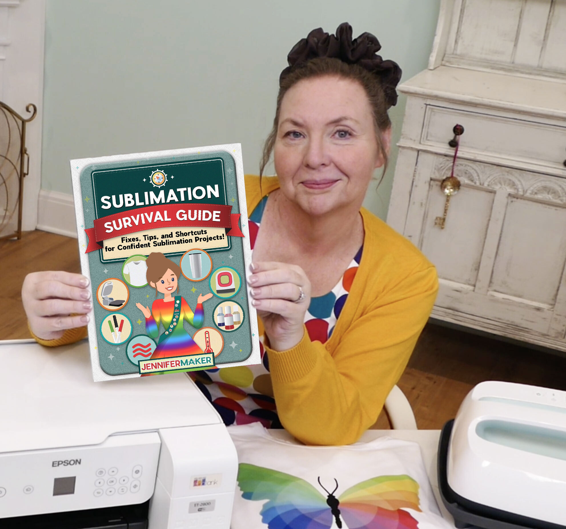 Jennifer with Sublimation Survival Guide